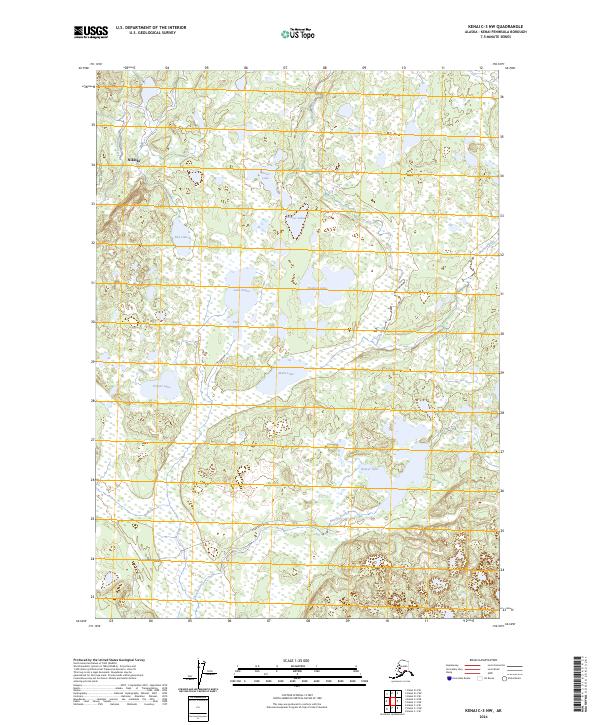 Kenai C-3 NW, AK — USGS 7.5-minute topo (2024)