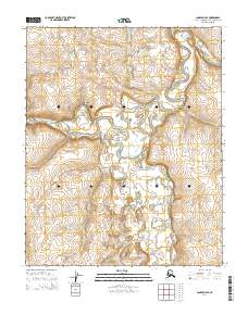 Candle D-4 SE, AK — USGS 7.5-minute topo (2014)