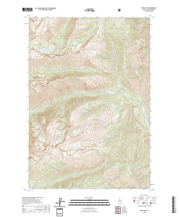 Enos Lake, ID — USGS 7.5-minute topo (2024)
