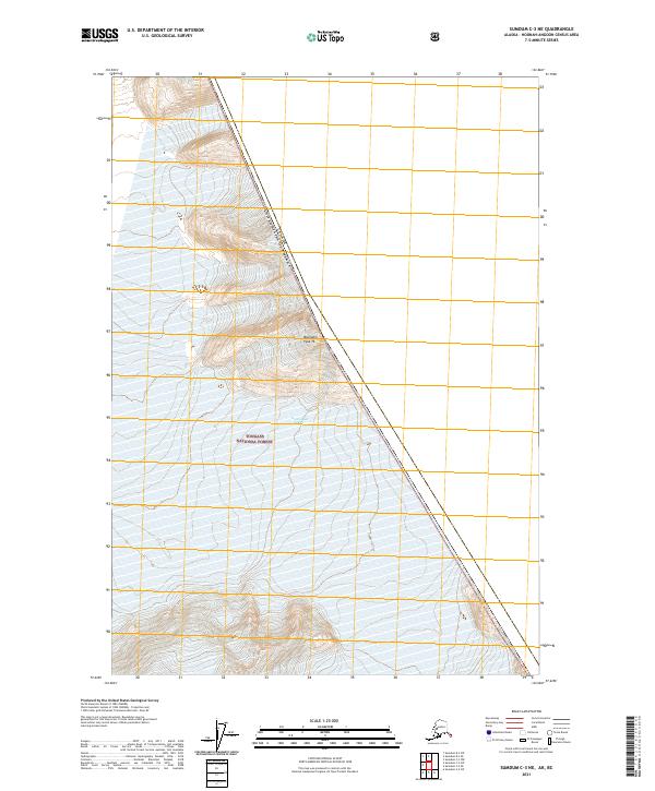 Sumdum C-3 NE, AK-BC — USGS 7.5-minute topo (2021)