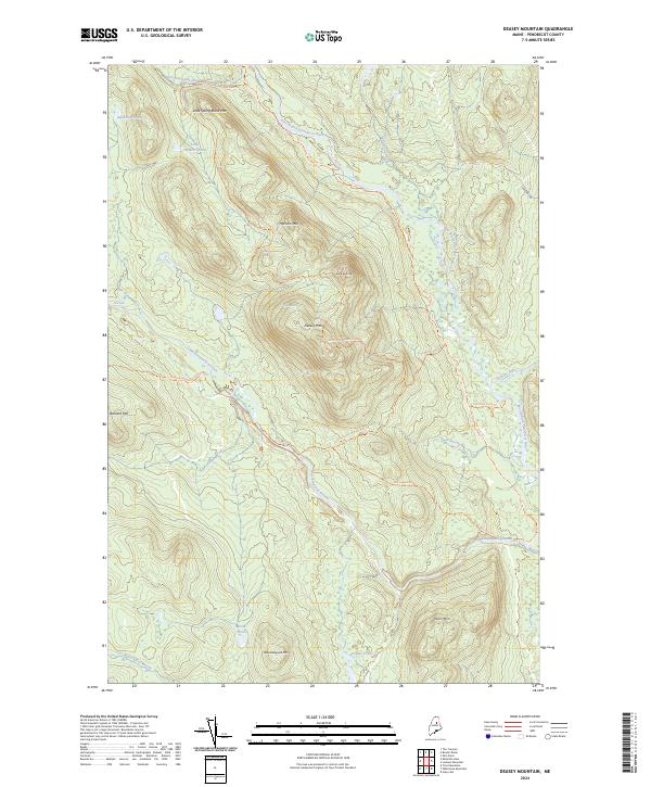 Deasey Mountain, ME — USGS 7.5-minute topo (2024)
