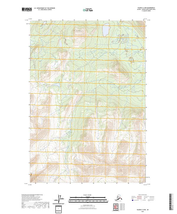 Valdez C-4 NW, AK — USGS 7.5-minute topo (2023)