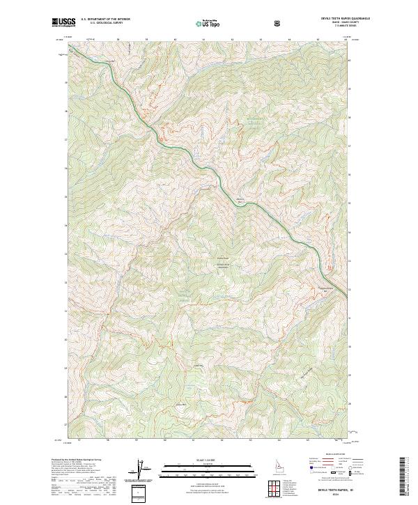 Devils Teeth Rapids, ID — USGS 7.5-minute topo (2024)