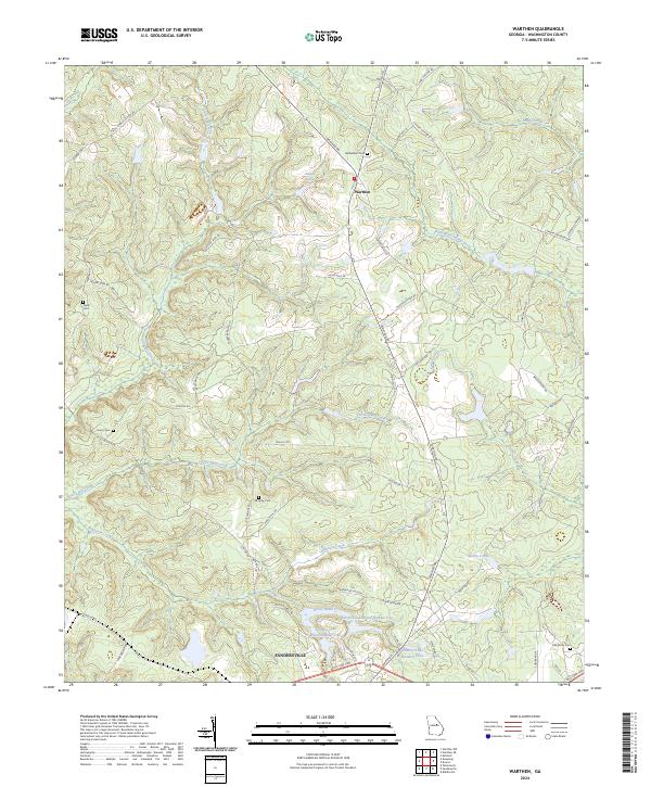 Warthen, GA — USGS 7.5-minute topo (2024)