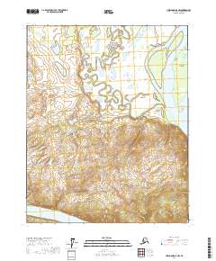 Livengood D-5 NW, AK — USGS 7.5-minute topo (2017)