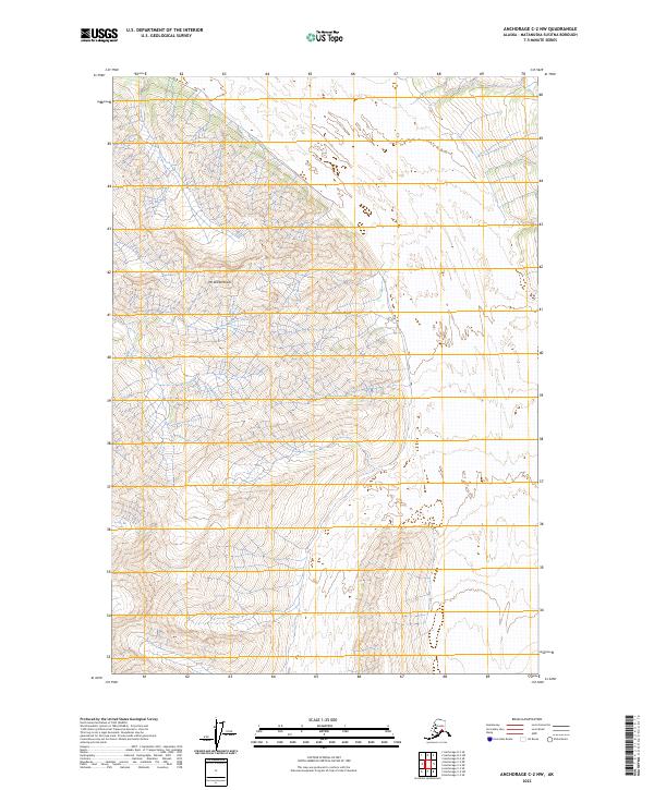 Anchorage C-2 NW, AK — USGS 7.5-minute topo (2023)