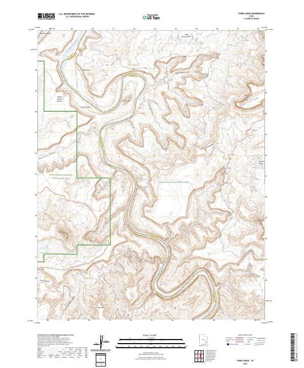 Turks Head, UT — USGS 7.5-minute topo (2023)