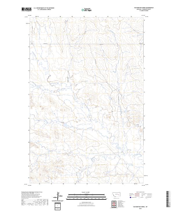 Van Burton Creek, MT — USGS 7.5-minute topo (2024)