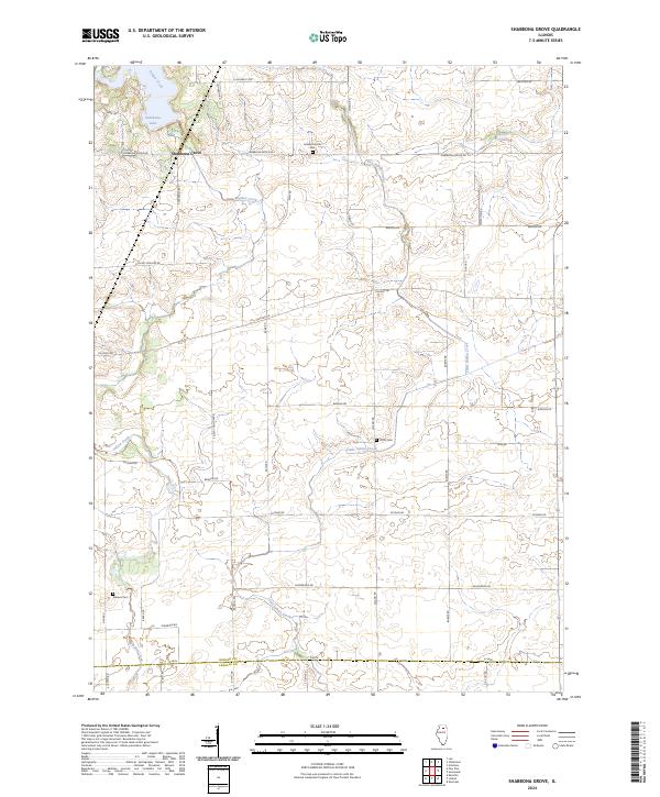 Shabbona Grove, IL — USGS 7.5-minute topo (2024)