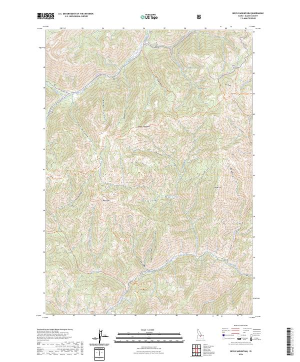 Boyle Mountain, ID — USGS 7.5-minute topo (2024)