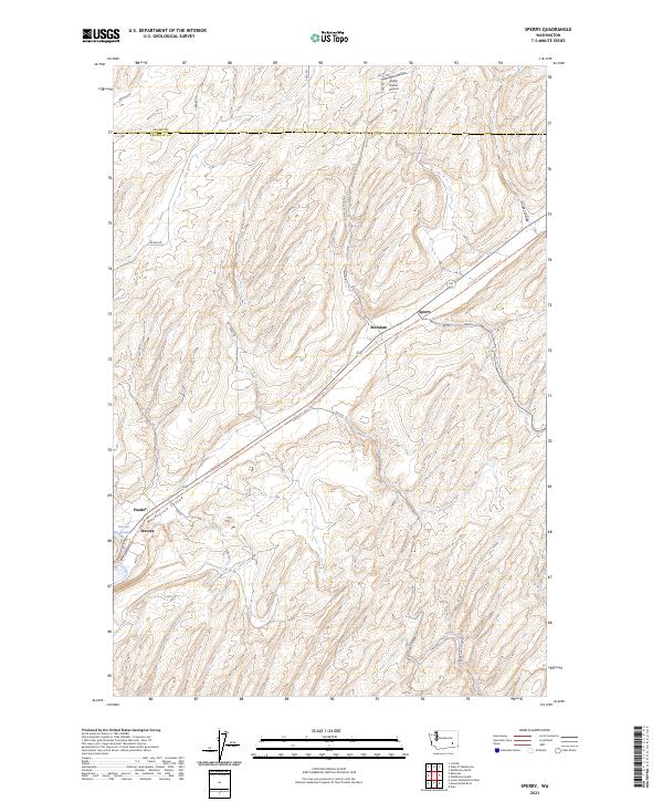 Sperry, WA — USGS 7.5-minute topo (2023)