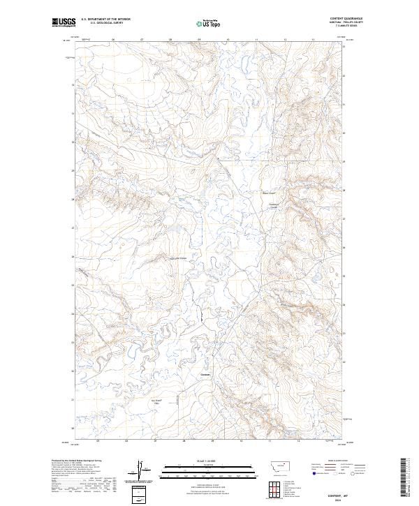 Content, MT — USGS 7.5-minute topo (2024)