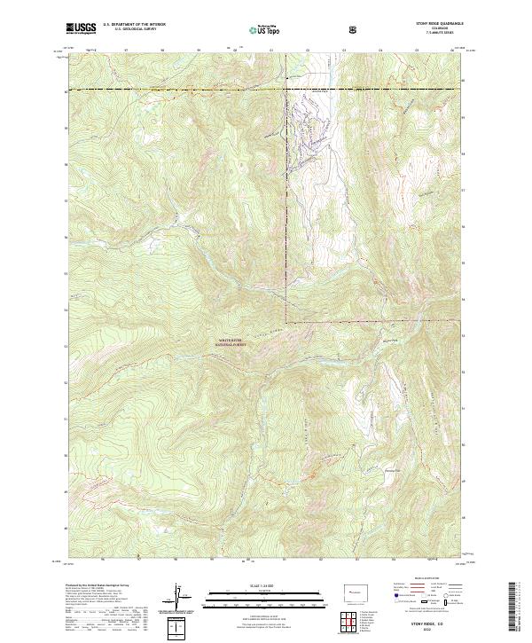 Stony Ridge, CO — USGS 7.5-minute topo (2022)