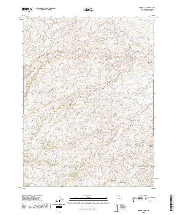 Wilkin Ridge, UT — USGS 7.5-minute topo (2023)