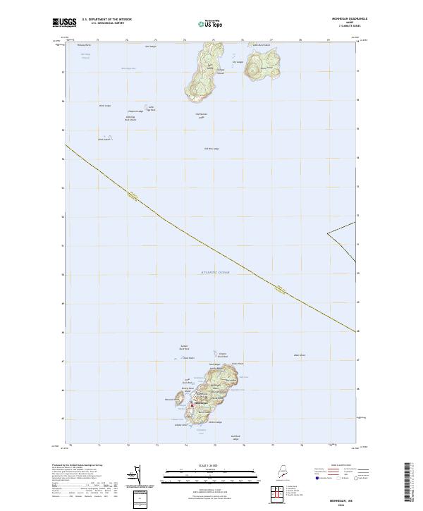 Monhegan, ME — USGS 7.5-minute topo (2024)