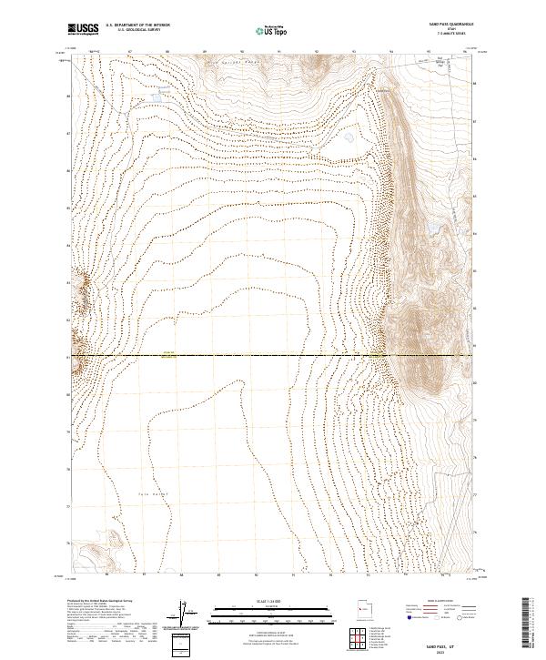 Sand Pass, UT — USGS 7.5-minute topo (2023)