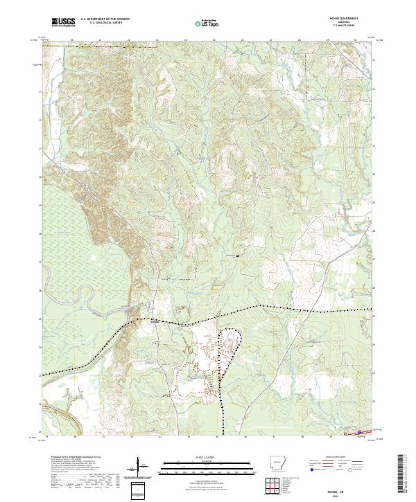 McNab, AR — USGS 7.5-minute topo (2024)