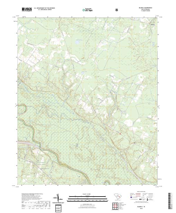 Blakely, SC — USGS 7.5-minute topo (2024)