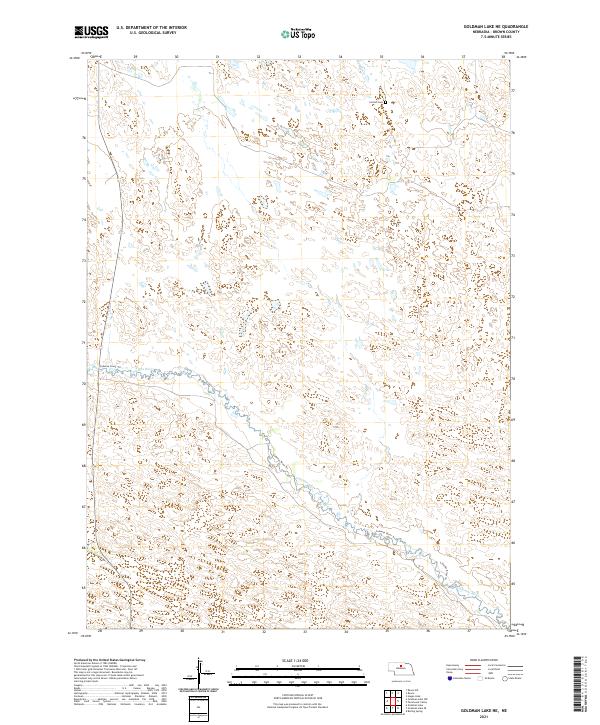 Goldman Lake NE, NE — USGS 7.5-minute topo (2021)