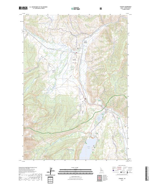 Stanley, ID — USGS 7.5-minute topo (2024)