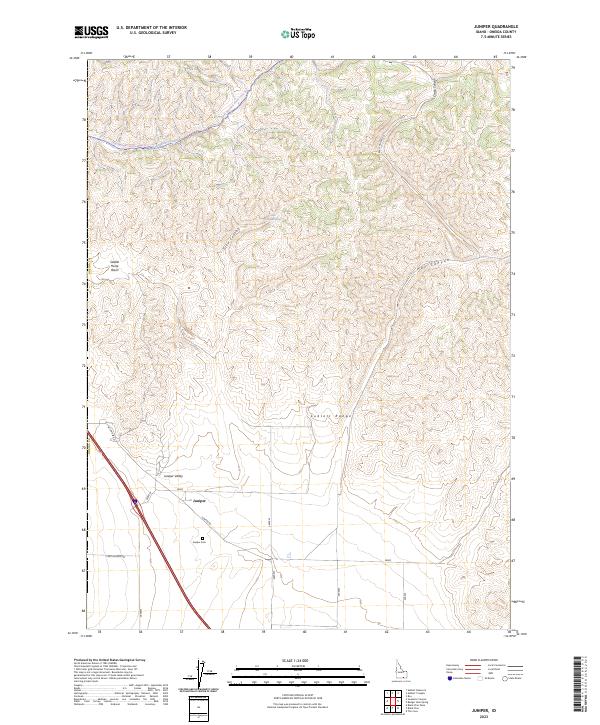 Juniper, ID — USGS 7.5-minute topo (2023)