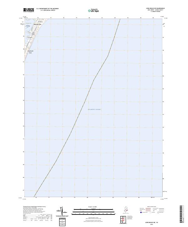 Long Beach NE, NJ — USGS 7.5-minute topo (2023)