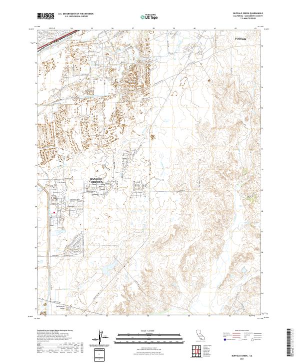 Buffalo Creek, CA — USGS 7.5-minute topo (2021)