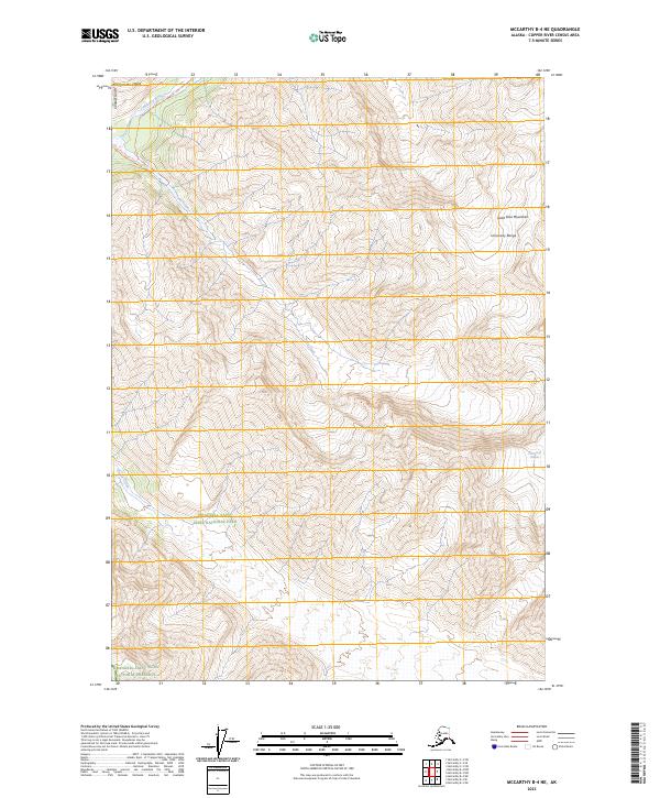 McCarthy B-4 NE, AK — USGS 7.5-minute topo (2023)