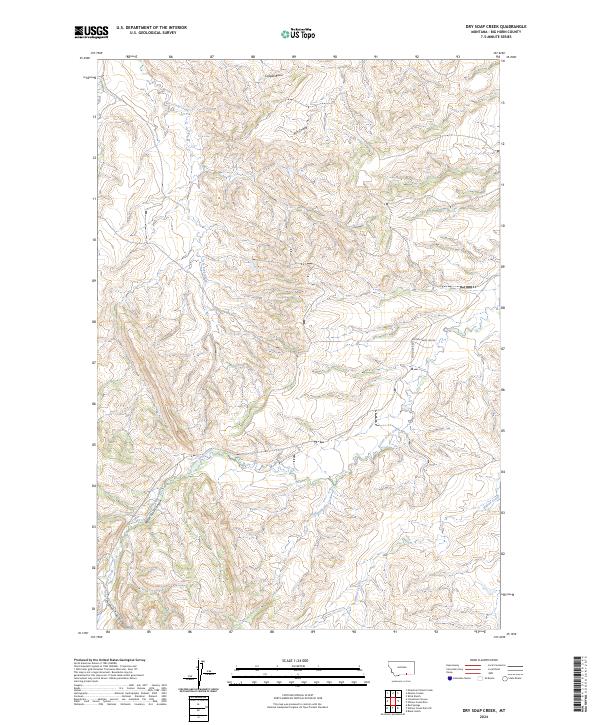 Dry Soap Creek, MT — USGS 7.5-minute topo (2024)