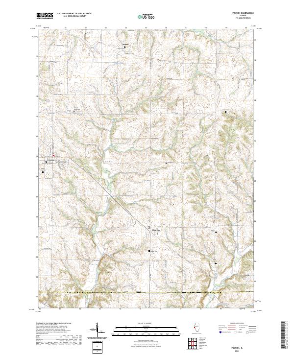 Payson, IL — USGS 7.5-minute topo (2024)