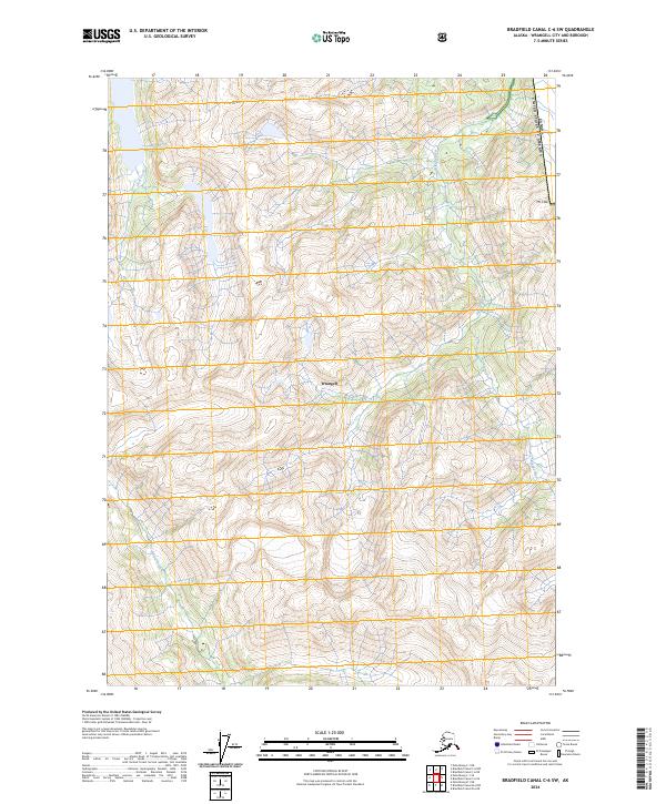 Bradfield Canal C-6 SW, AK — USGS 7.5-minute topo (2024)