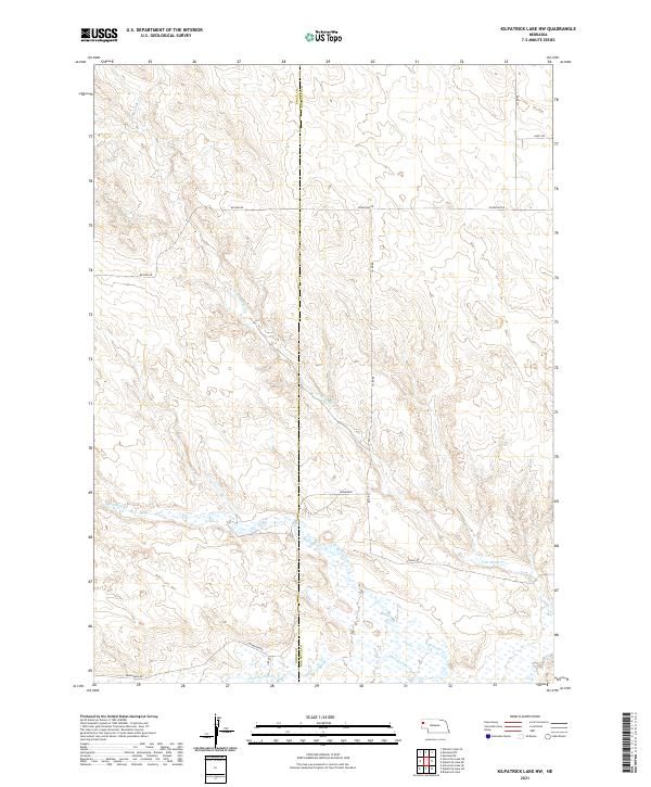 Kilpatrick Lake NW, NE — USGS 7.5-minute topo (2021)