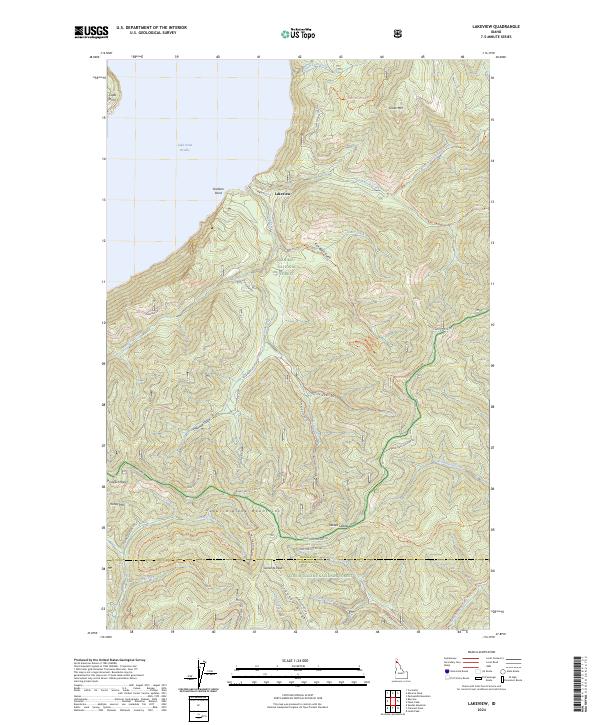 Lakeview, ID — USGS 7.5-minute topo (2024)