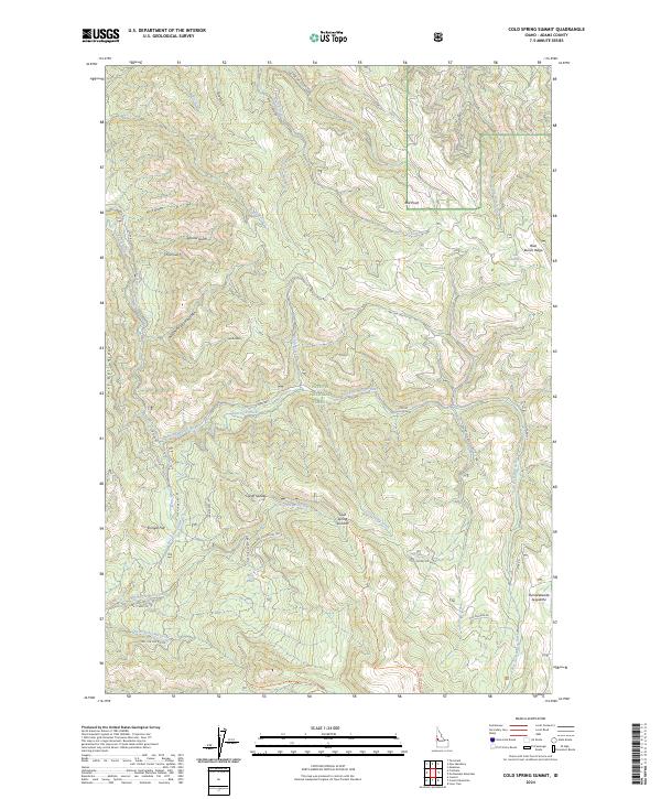 Cold Spring Summit, ID — USGS 7.5-minute topo (2024)