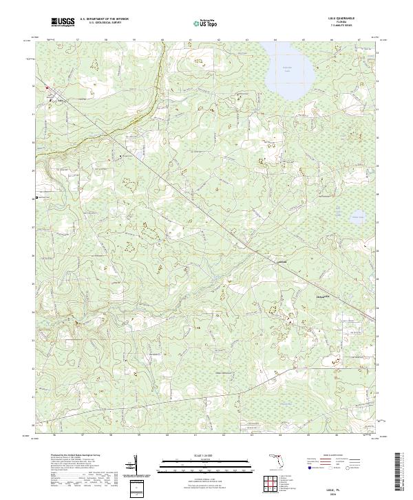 Lulu, FL — USGS 7.5-minute topo (2024)