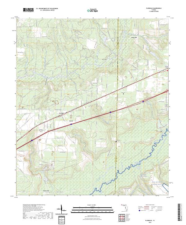 Floridale, FL — USGS 7.5-minute topo (2024)