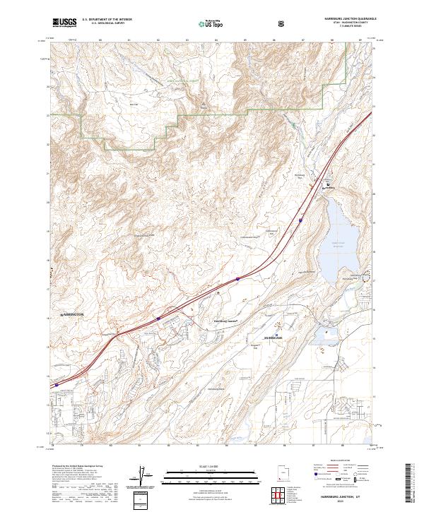 Harrisburg Junction, UT — USGS 7.5-minute topo (2023)