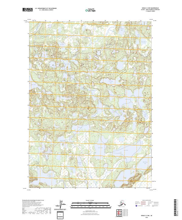 Kenai C-2 NW, AK — USGS 7.5-minute topo (2024)