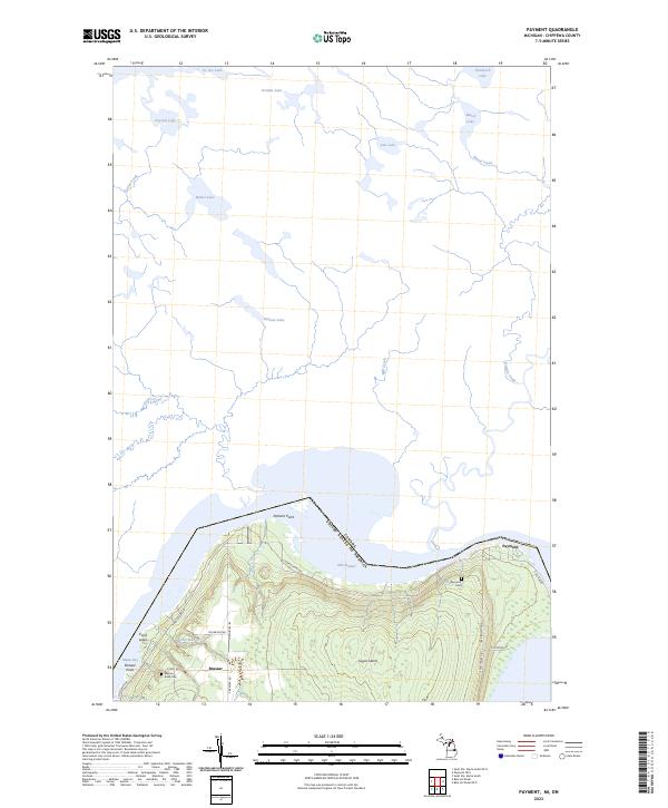 Payment, MI-ON — USGS 7.5-minute topo (2023)