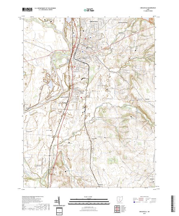 Circleville, OH — USGS 7.5-minute topo (2023)