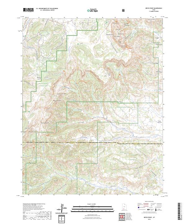 Bryce Point, UT — USGS 7.5-minute topo (2023)
