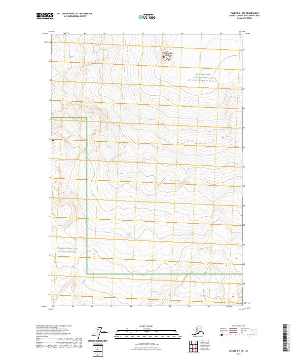 Valdez D-1 NE, AK — USGS 7.5-minute topo (2023)