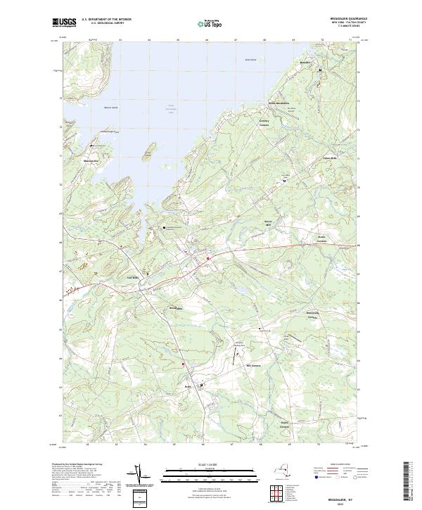 Broadalbin, NY — USGS 7.5-minute topo (2023)