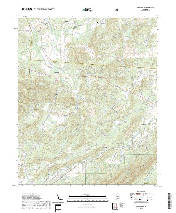 Piedmont NW, AL — USGS 7.5-minute topo (2024)