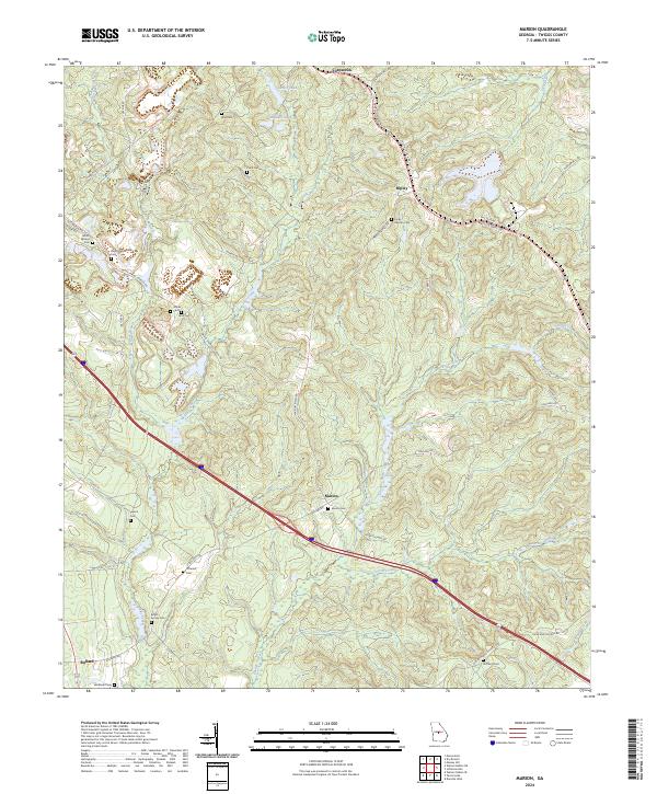 Marion, GA — USGS 7.5-minute topo (2024)