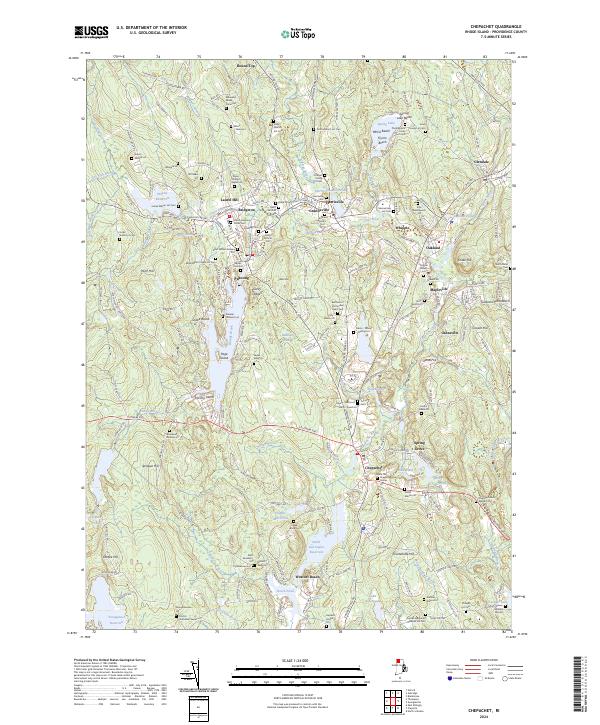 Chepachet, RI — USGS 7.5-minute topo (2024)