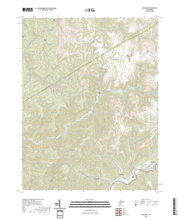 Lockwood, WV — USGS 7.5-minute topo (2023)