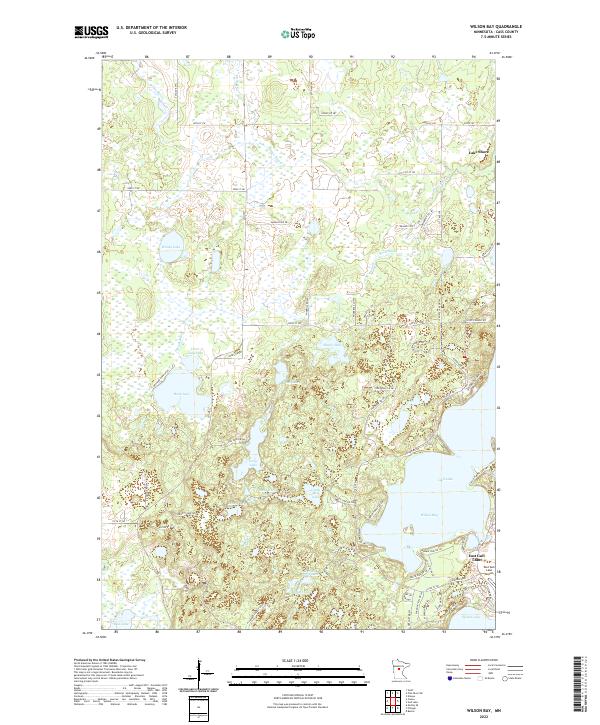 Wilson Bay, MN — USGS 7.5-minute topo (2022)