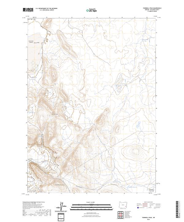 Turnbull Peak, OR — USGS 7.5-minute topo (2024)