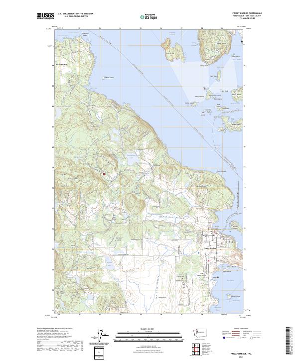 Friday Harbor, WA — USGS 7.5-minute topo (2023)